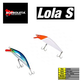 Isca Borboleta Lola S – 27g – 11,5cm – Sinking