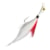 Isca Buck Jig Pescaventura 12g Branco/Vermelho - Anzol 4/0