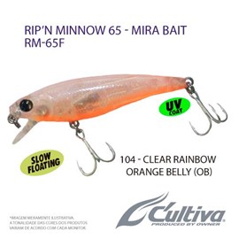 Isca Cultiva Mira Bait Rip’n Minnow RM65-SP Cor 104