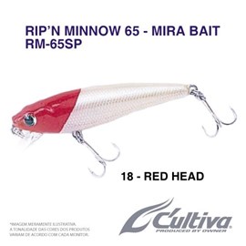 Isca Cultiva Mira Bait Rip’n Minnow RM65-SP Cor 18