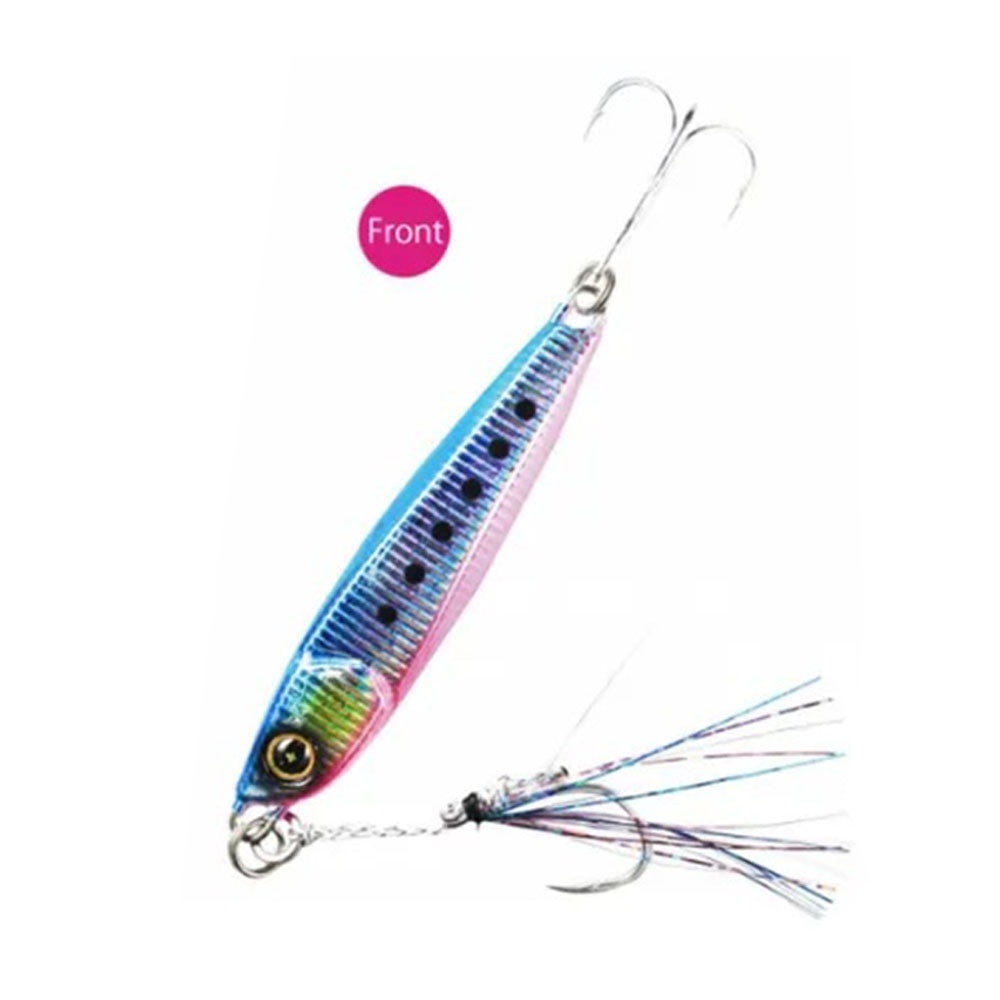 CB ONE Hayabusa メタルジグ 6点セット Isca Hayabusa Jig Jack Eye Ace 30g - 6,5 cm – Cor #2 UV Blue Pink