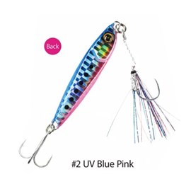 Isca Hayabusa Jig Jack Eye Ace 40g - 7,5 cm – Cor #2 UV Blue Pink