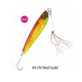 Isca Hayabusa Jig Jack Eye Ace 40g - 7,5 cm – Cor #3 UV Red Gold