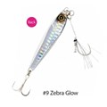 Isca Hayabusa Jig Jack Eye Ace 40g - 7,5 cm – Cor #9 Zebra Glow