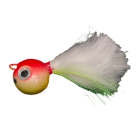 Isca Herman Jig Bola 270g - Cor Perola/Vermelho