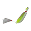 Isca Herman Jig Caribe 19g Amarelo C/ Branco