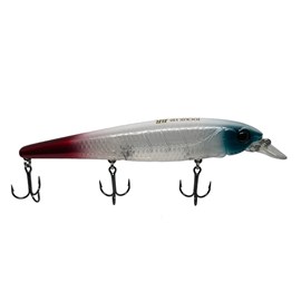 Isca Jackall Jockie 120F 12,0cm 15,3g – Cor Ghost Silver Red Tail