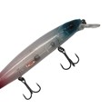 Isca Jackall MagSquad 128 12,8cm 19,2g – Meia Água – Cor Ghost Silver Red Tail