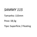 Isca Lucky Craft Sammy 115 Chrome 074