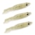 Isca Monster 3x Camarão Ultra Soft - MD - 7,5cm - Chá Dourado 