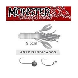Isca Monster 3X SOFT X-TUBE – 9,5cm – C/3un