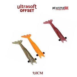 Isca Monster 3X UltraSoft OFF-SET  9,0cm C/3un
