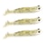 Isca Monster 3X X-Move 7,0cm C/3un - Chá Dourado