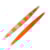 Isca NS Jig Bob 35g 11,5cm - Cor Laranja/List/Glow