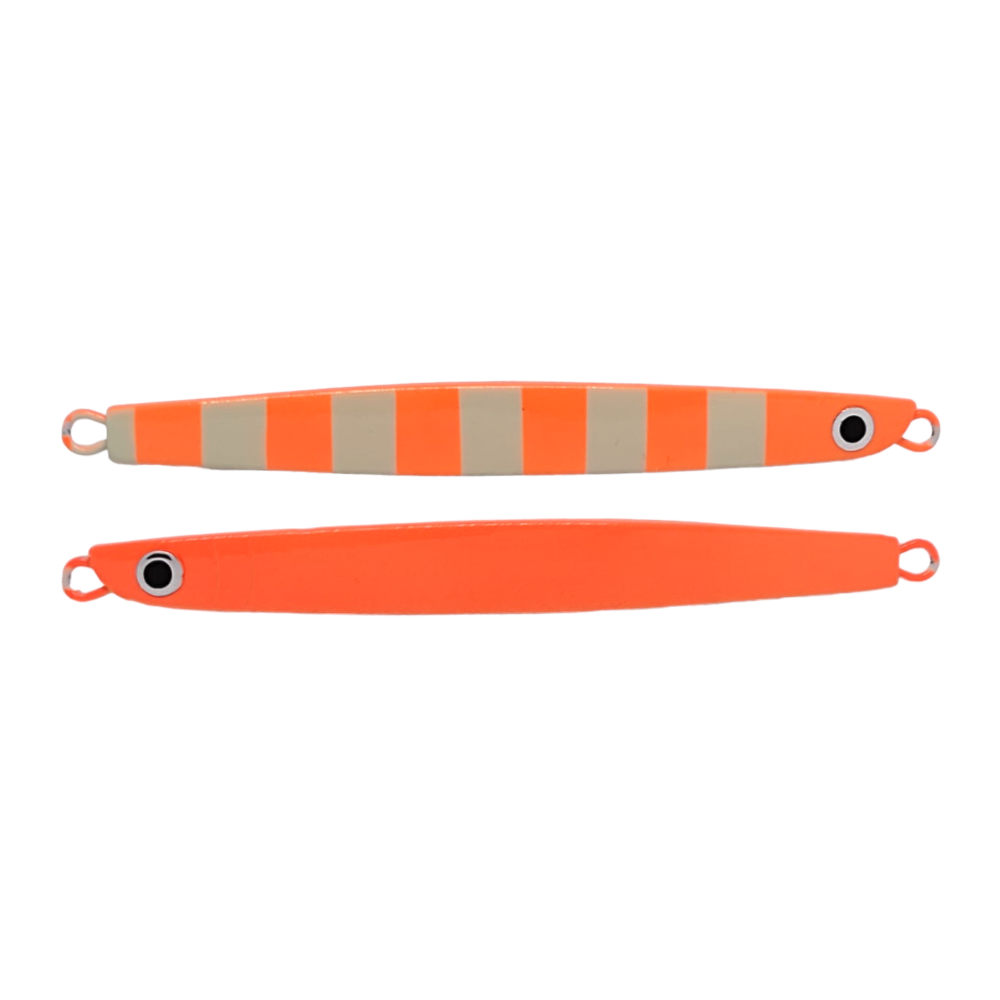 Isca NS Jig Dunn 50g (11,0cm) Laranja/Listrado/Glow