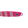 Isca NS Jig Dunn 50g (11,0cm) Rosa/Listrado/Glow