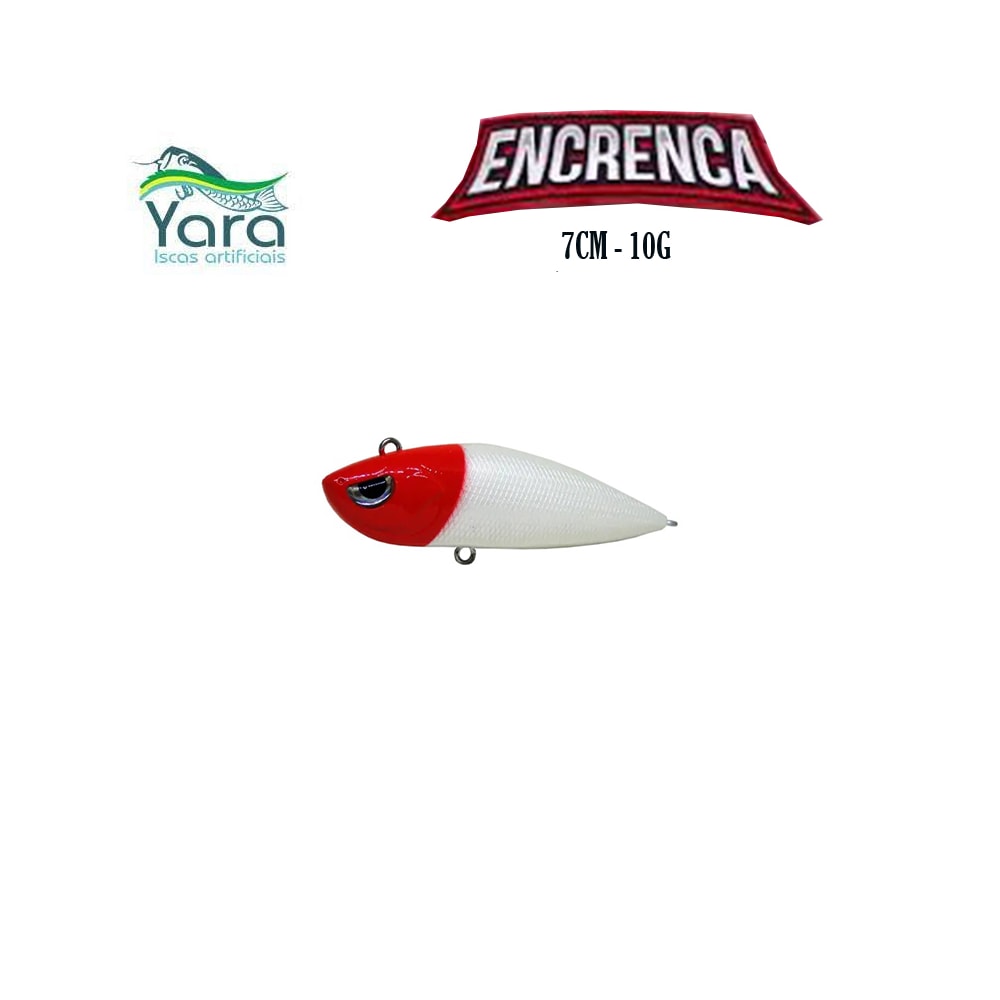 Isca Yara Encrenca 7cm 10g - Cor #13 Cabeça Vermelha