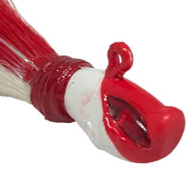 Isca Yara Killer Jig 10g Branco/Vermelho