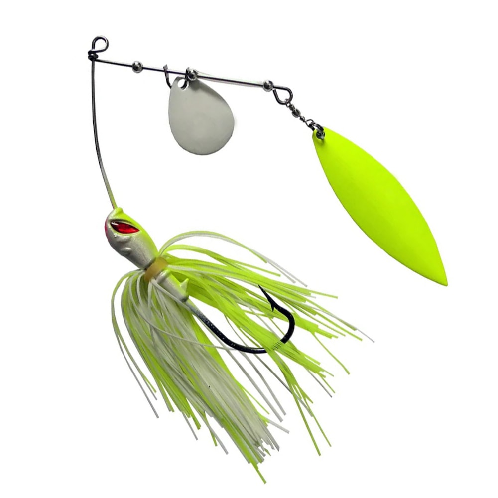 Isca Yara Spinner King 6/0 26g – Cor 10 Vde/Lmo/Bco - Sugoi Big Fish