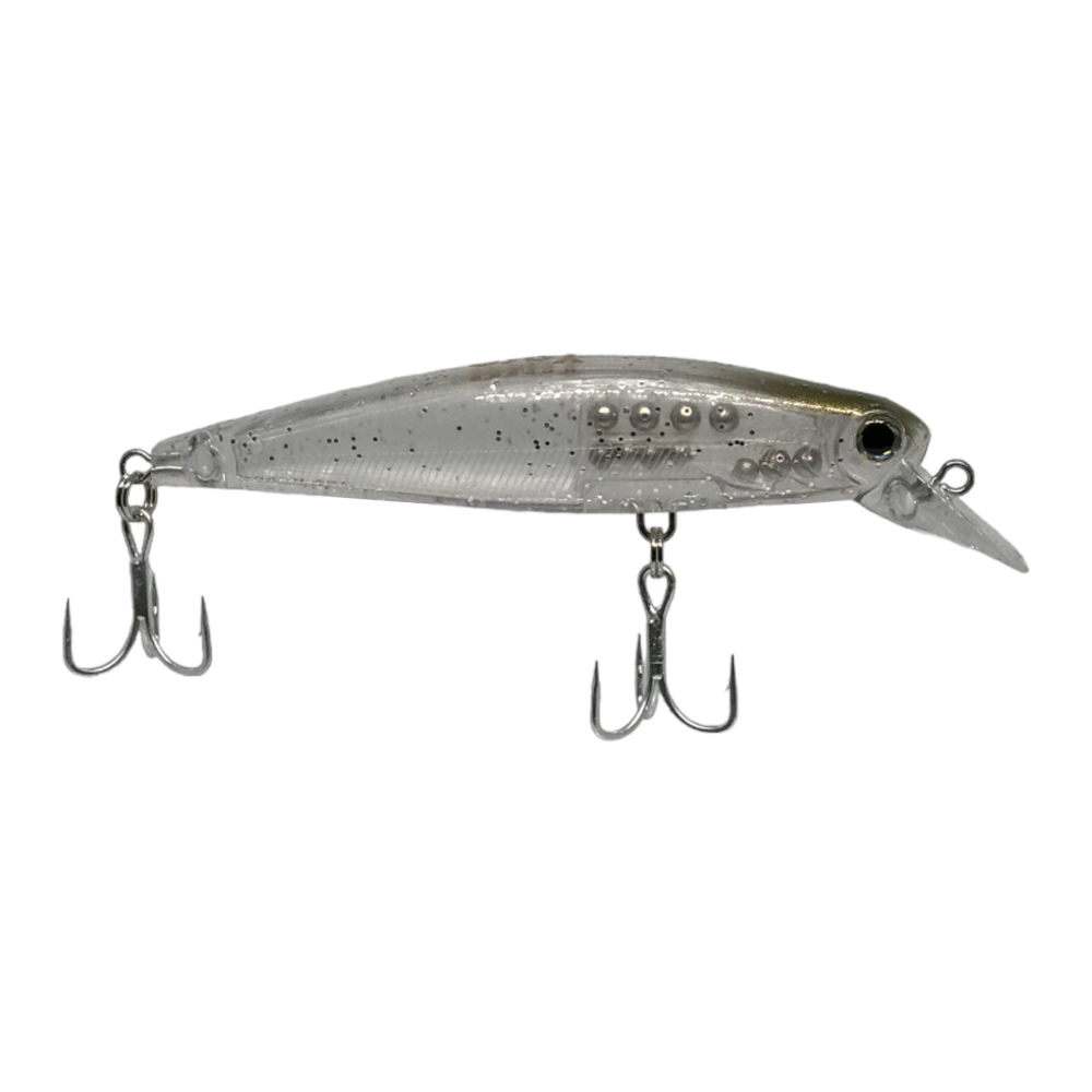 Isca Yara Top Minnow 7,5cm 7,8g Transparente Gliter (8)