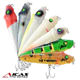 Kit de 7 Iscas Especiais (Nova coleção Aicas Mini Macetão) 7,5cm 10g