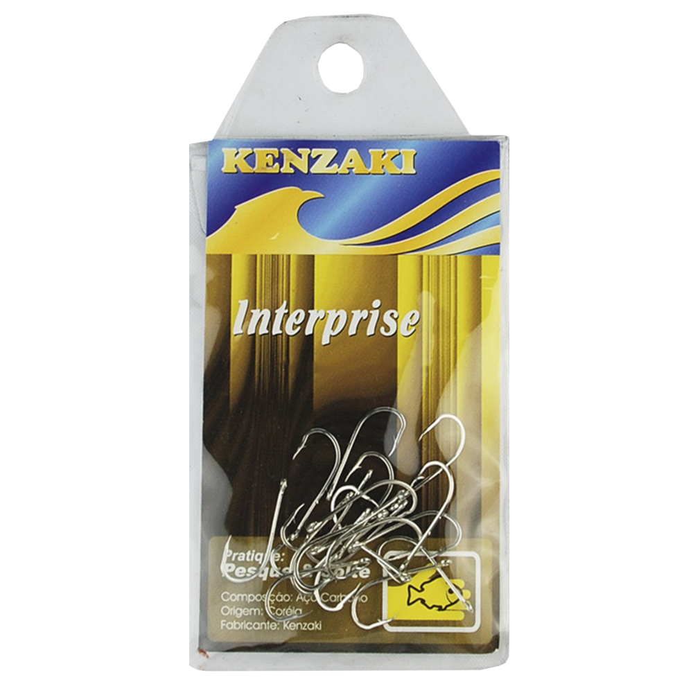 Kit de Anzóis Kenzaki Interprise C/ 120 Unidades (Diversos