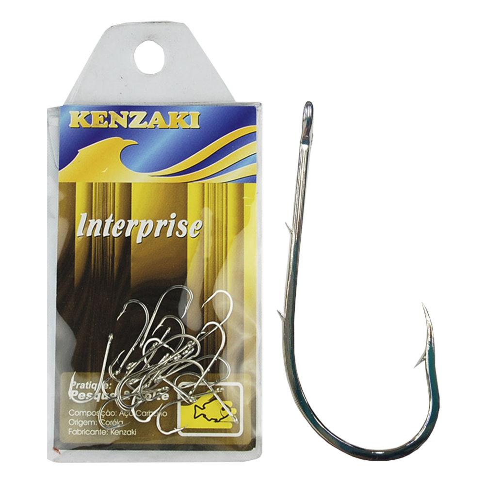 Kit de Anzóis Kenzaki Interprise C/ 120 Unidades (Diversos