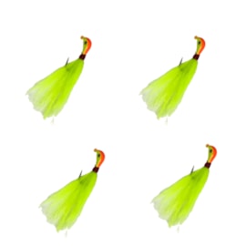 Kit Isca Herman Jig Banana Buck 7,5g – Amar/Verde – C/ 4un