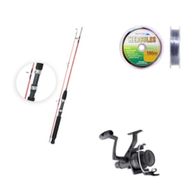 Kit Mol Shimano Ix4000 + Vara Deyu 1,80m + Linha