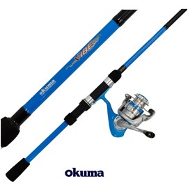 Kit Okuma Vibe Vara VB 6'0''(1,80m) 25lb + Molinete VB-25 - Azul