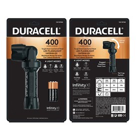 Lanterna Duracell Psteel Swivel 400L C/ Pilha