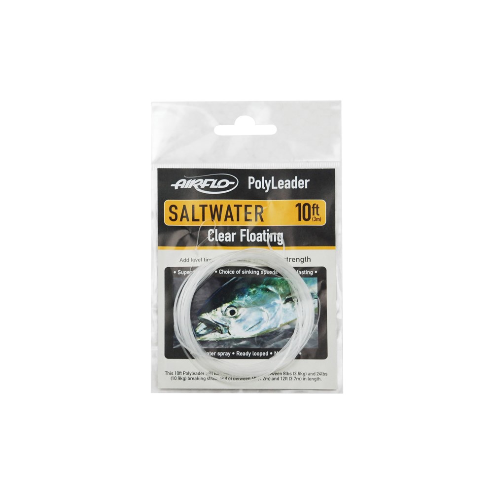 Leader de Fly Airflo Saltwater PolyLeader PFO-10SW (Clear Floating)