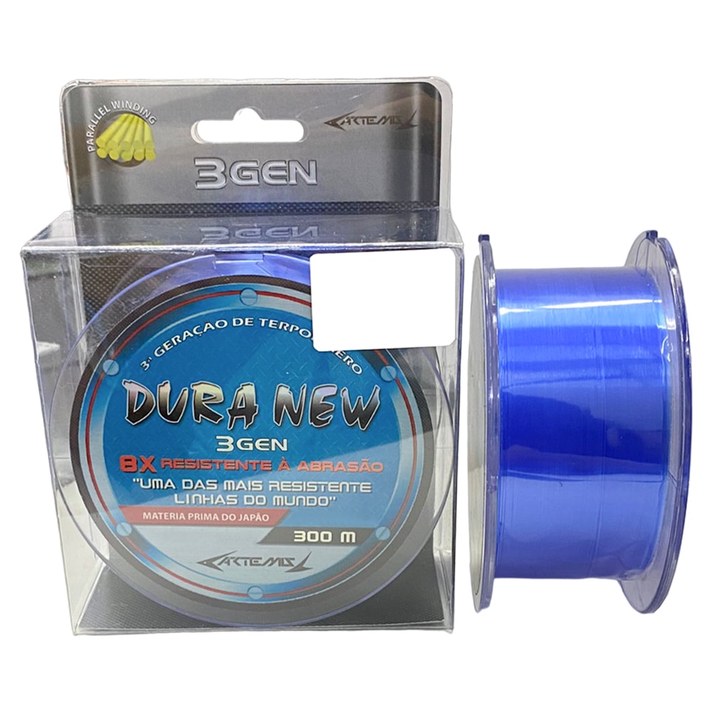 Linha Artemis Dura New 0,25mm 300m - Azul - Sugoi Big Fish