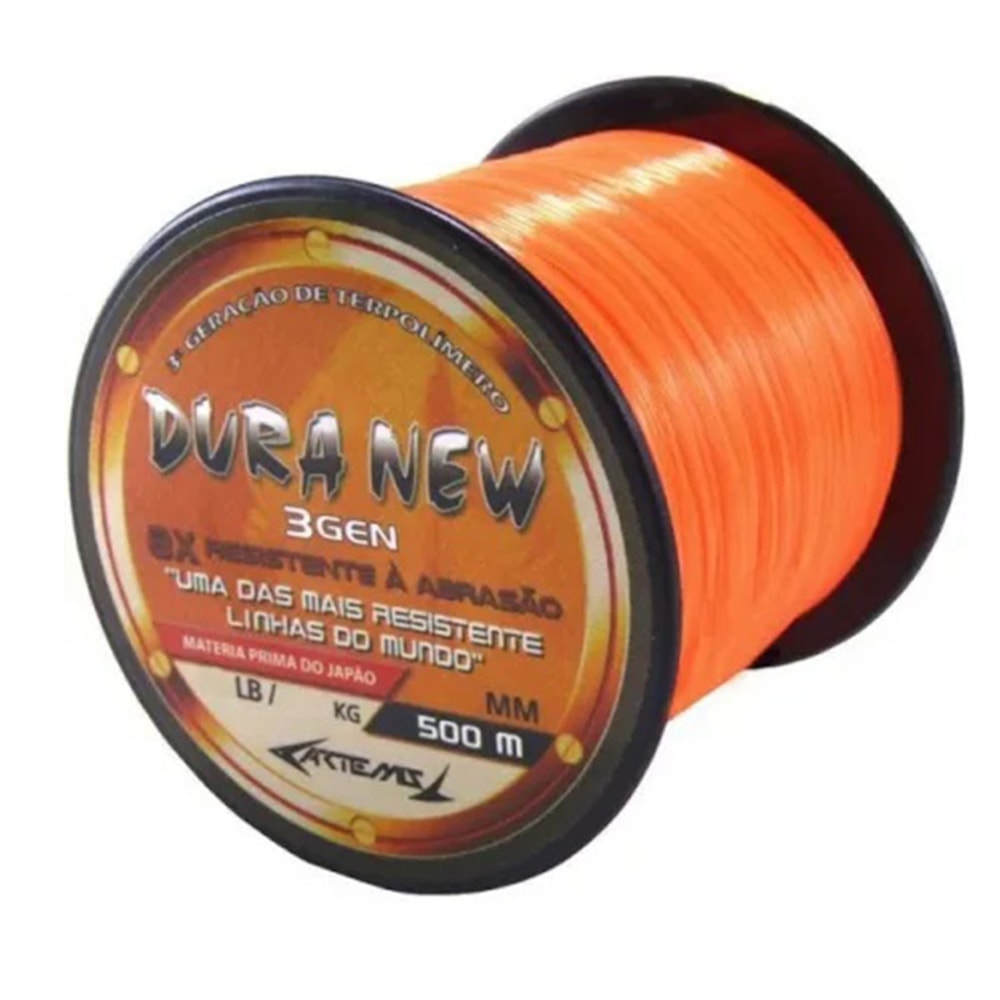 Linha Artemis Dura New 0,40mm 500m - Laranja