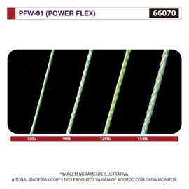 Linha Cultiva Power Flex PFW-01 66070 C/4m 90lb