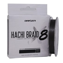 Linha Daisen Hachi Braid 8X 1.2 0,15mm - 150m