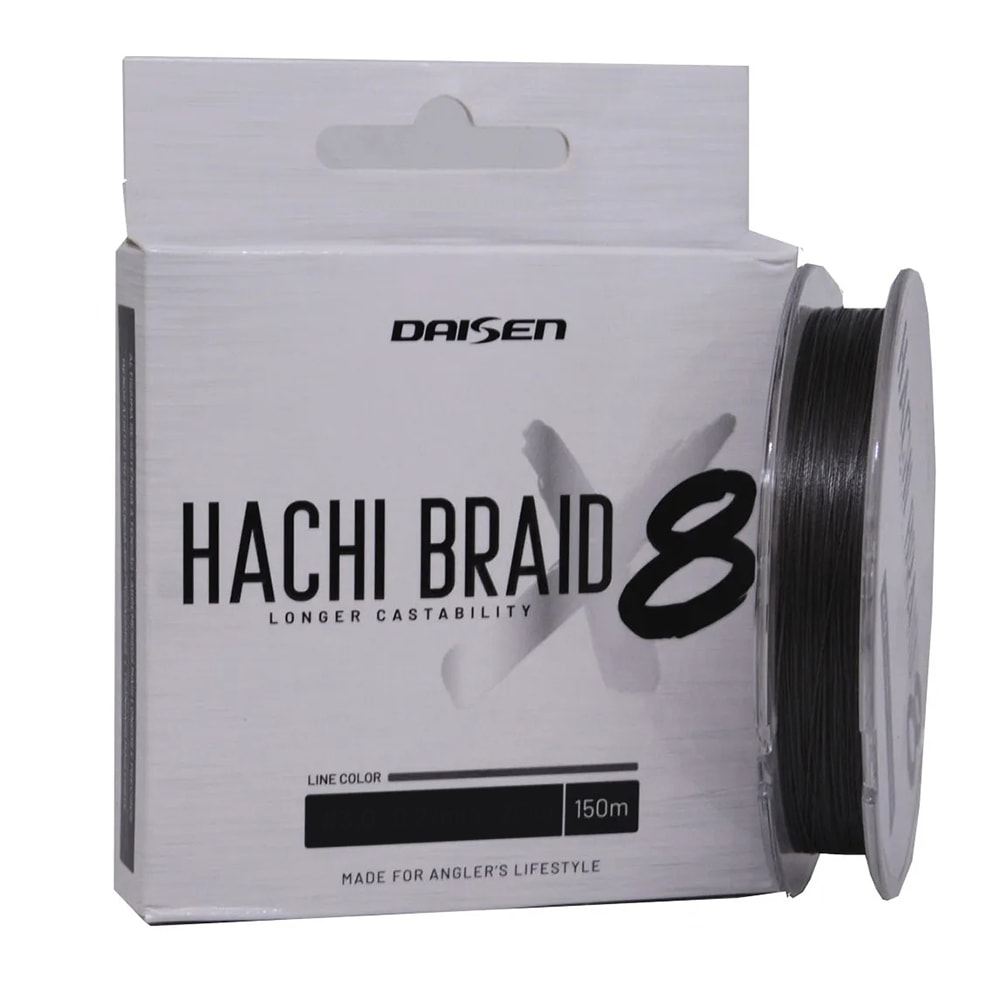 Linha Daisen Hachi Braid 8X 2.5 0,23mm - 150m - Sugoi Big Fish