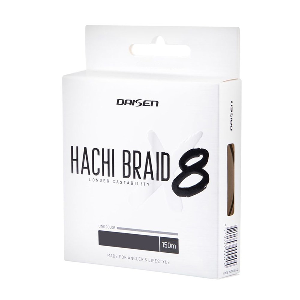 Linha Daisen Hachi Braid 8X 2.5 0,23mm - 150m - Sugoi Big Fish