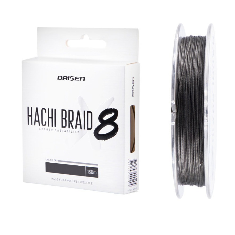 hachi Linha Daisen Hachi Braid 8X 2.5 0,23mm - 150m - Sugoi Big Fish