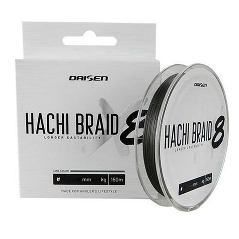 Linha Daisen Hachi Braid 8X 2.5 0,23mm - 150m - Sugoi Big Fish