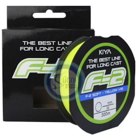 Linha kiya F-2 - N°4 - (0,33mm) - 20lb (9,0kg) - 300m - Monofilamento Amarelo Linha kiya F-2 - N°4 - (0,33mm) - 20lb (9,0kg) - 300m - Monofilamento Amarelo