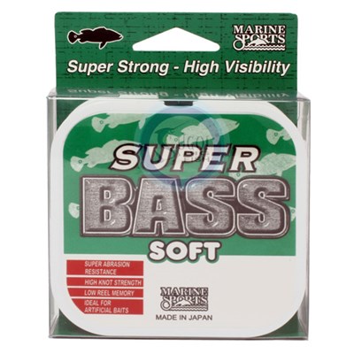 Linha Marine Sports Super Bass - 0,37mm - 21lb (9,51kg) - 250m - Verde