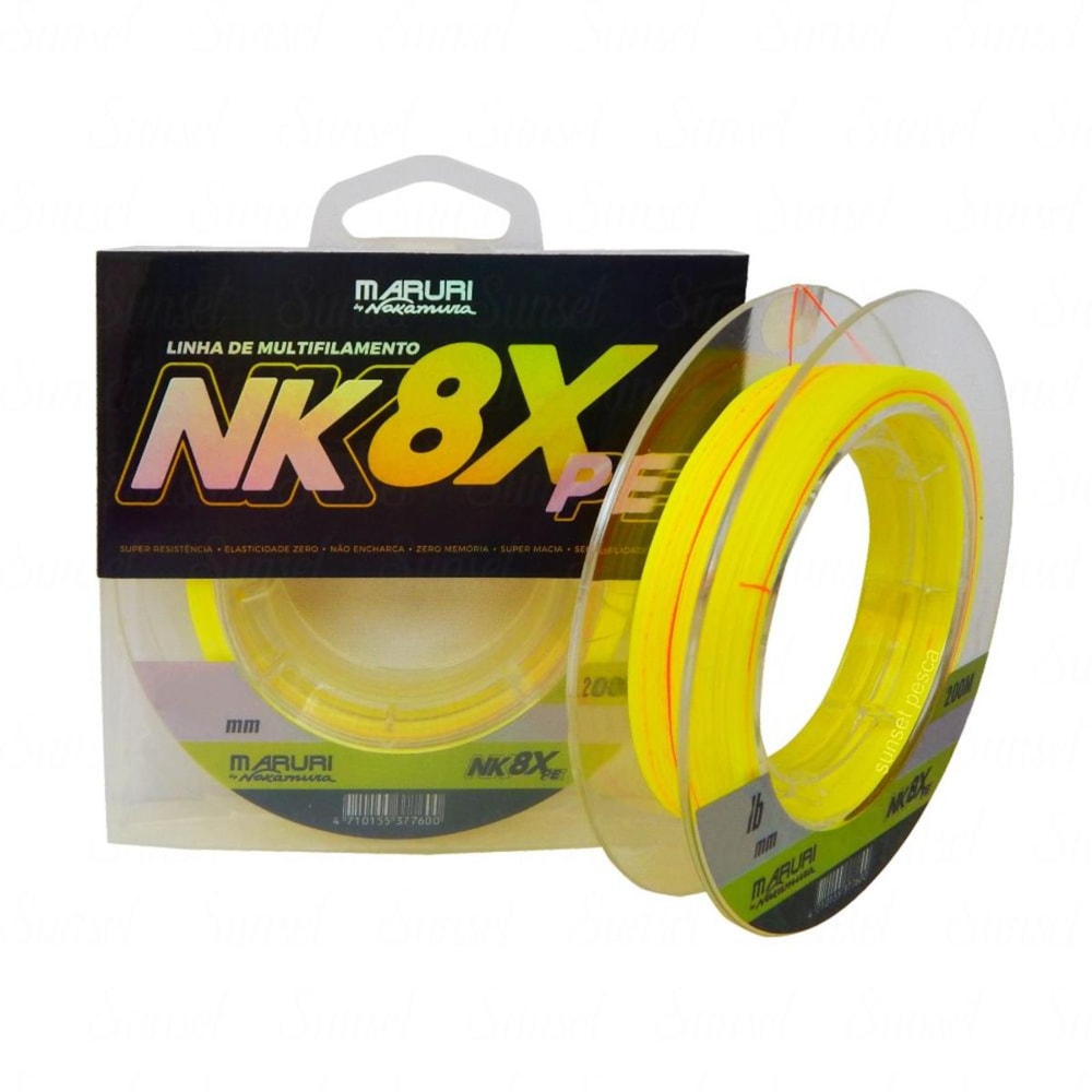 LINHA MARURI NK 8X PE MULT 0,30MM 30LB 200M