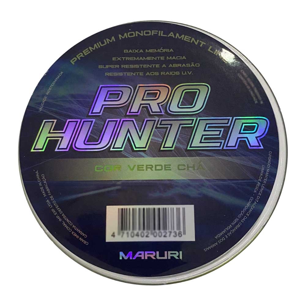 Shell Marurui Linha Maruri Pro Hunter 0,30mm 18lb 200m - Cor Verde Chá - Sugoi Big Fish
