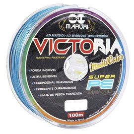 Linha Maruri Victoria 8X 0,34mm 44lb 100m - Multicolor