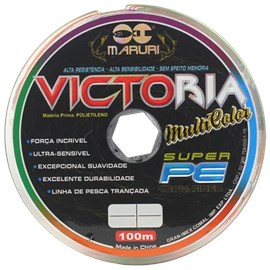 Linha Maruri Victoria 8X Multifilamento 100m – (Multicolor)