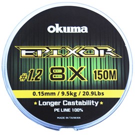 Linha Okuma Epixor 8X 1,2 0,15mm 150m