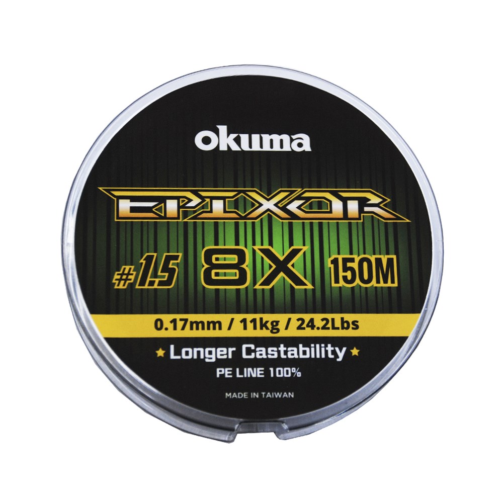 Linha Okuma Epixor 8X 1,5 0,17mm 150m