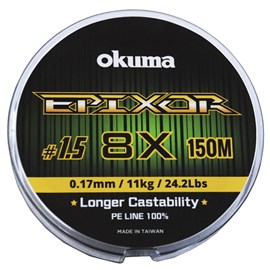 Linha Okuma Epixor 8X 1,5 0,17mm 150m