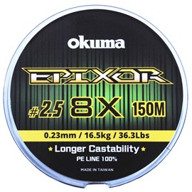 Linha Okuma Epixor 8X 2,5 0,23MM 150MT